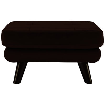 G Plan Vintage The Fifty Three Leather Footstool Capri Oak G Plan Vintage The Fifty Three Leather Footstool Capri Oak